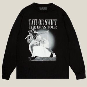 Taylor Swift The Eras Tour TTPD Black T-shirt